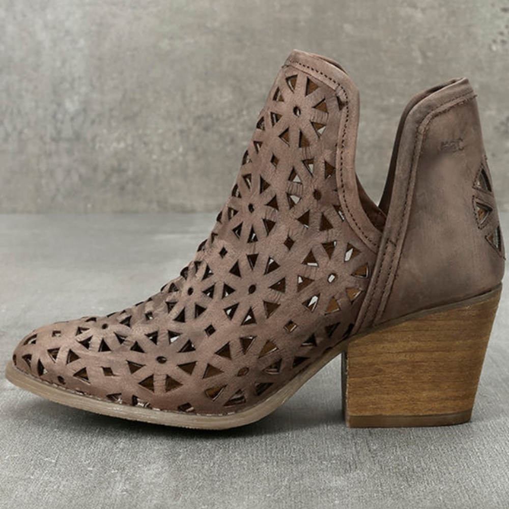 Anthropologie Brown Ankle Boots